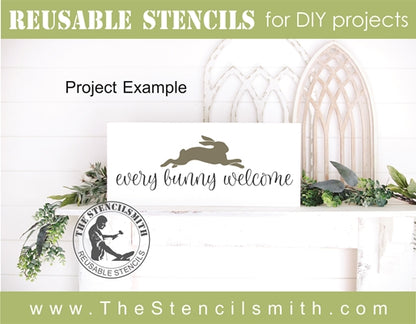 7275 - Every bunny welcome - The Stencilsmith