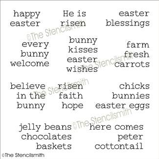 7288 - Easter phrases - The Stencilsmith
