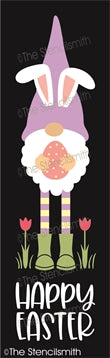 7303 - happy easter (gnome) - The Stencilsmith