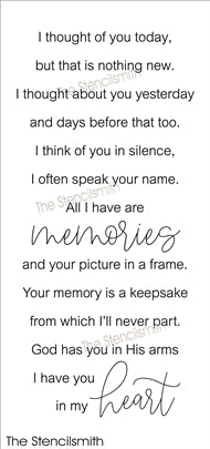 7317 - I thought of you today - The Stencilsmith