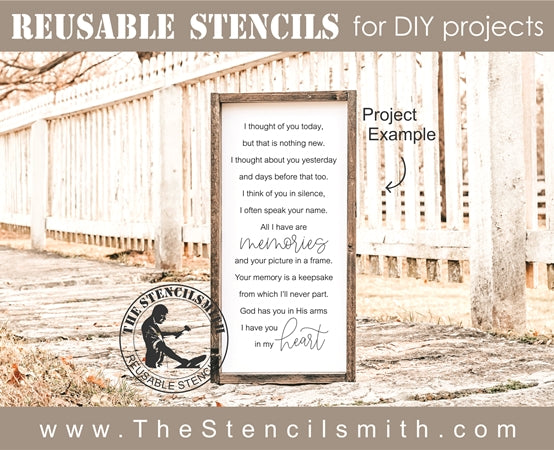 7317 - I thought of you today - The Stencilsmith