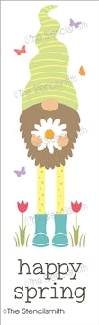 7328 - happy spring (gnome) - The Stencilsmith