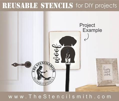 7418 - woof - The Stencilsmith