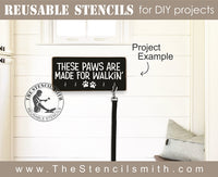 7419 - These paws are made for walkin' - The Stencilsmith