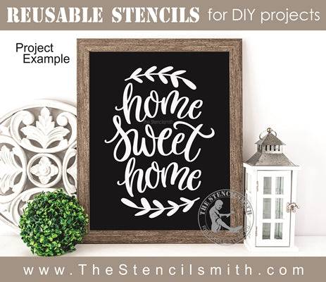 7427 - home sweet home - The Stencilsmith