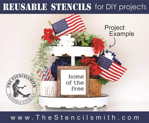 7452 - Patriotic phrases - The Stencilsmith