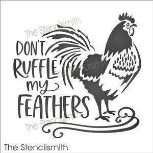 7482 - Don't ruffle my feathers - The Stencilsmith