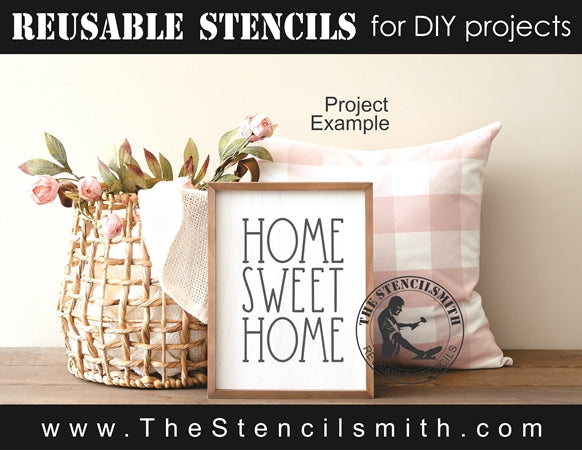 7484 - Home sweet home - The Stencilsmith