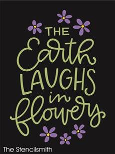 7496 - the earth laughs in flowers - The Stencilsmith