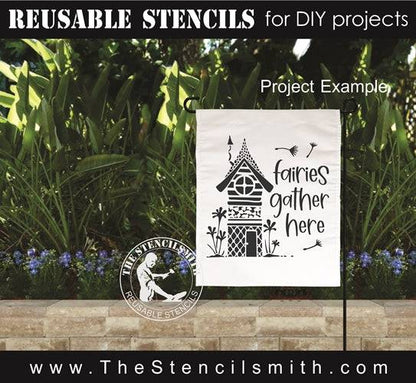 7500 - fairies gather here - The Stencilsmith