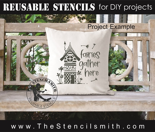 7500 - fairies gather here - The Stencilsmith