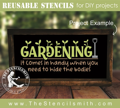7508- Gardening it comes in handy - The Stencilsmith