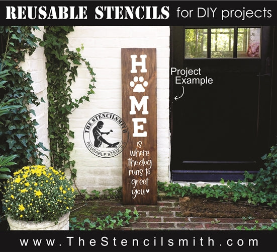 7522 - HOME is where the dog - The Stencilsmith