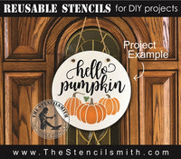 7682 - hello pumpkin - The Stencilsmith