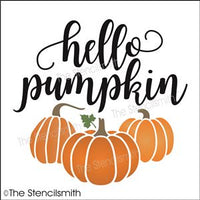 7682 - hello pumpkin - The Stencilsmith