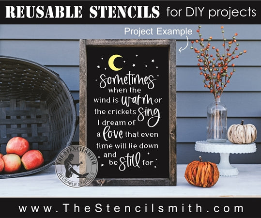 7689 - I dream of a love - The Stencilsmith