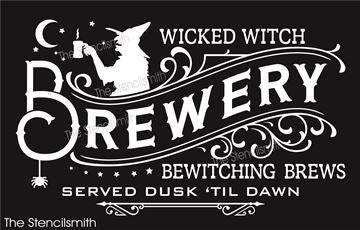 7695 - Wicked Witch Brewery - The Stencilsmith