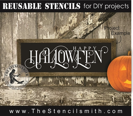 7703 - Happy Halloween - The Stencilsmith