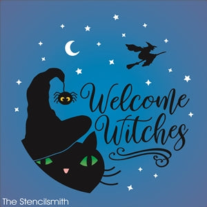 7737 - witches welcome - The Stencilsmith