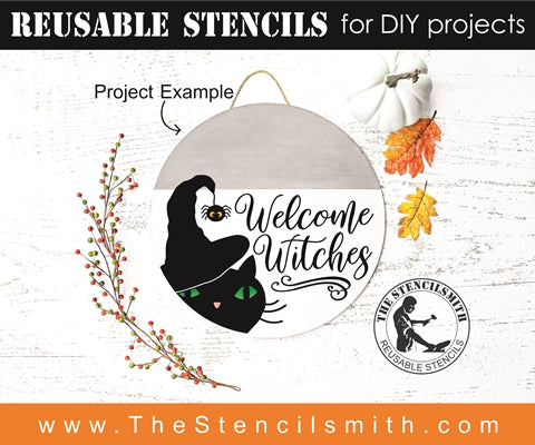7737 - witches welcome - The Stencilsmith