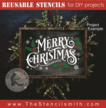 7769 - Merry Christmas - The Stencilsmith