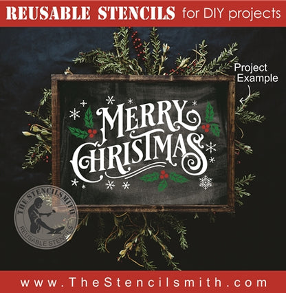 7769 - Merry Christmas - The Stencilsmith