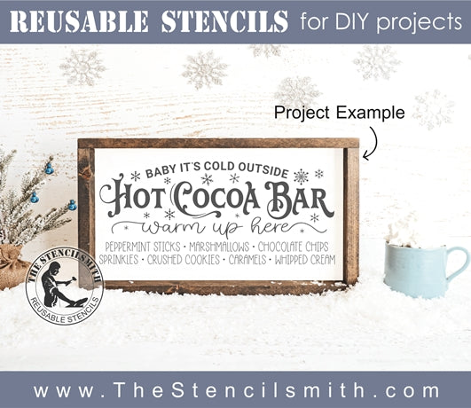 7771 - Hot Cocoa Bar - The Stencilsmith