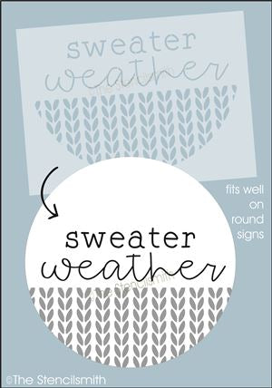 7780 - sweater weather - The Stencilsmith