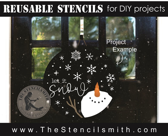7782 - let it snow - The Stencilsmith