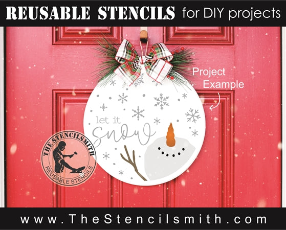 7782 - let it snow - The Stencilsmith