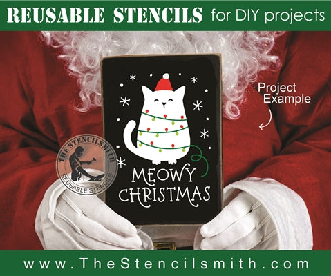 7784 - Meowy Christmas - The Stencilsmith
