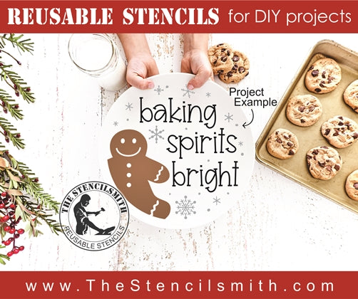 7786 - baking spirits bright - The Stencilsmith