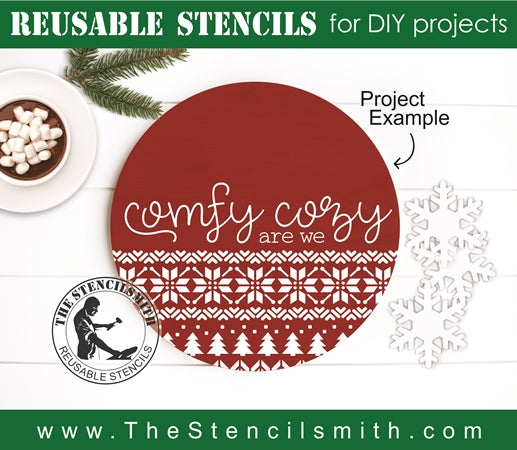 7811 - comfy cozy are we - The Stencilsmith