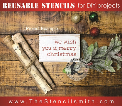 7820 - Christmas phrases - The Stencilsmith