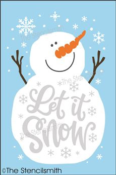 7821 - Let It Snow - The Stencilsmith