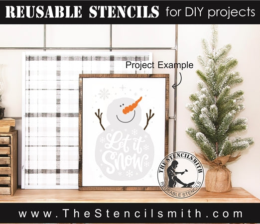 7821 - Let It Snow - The Stencilsmith