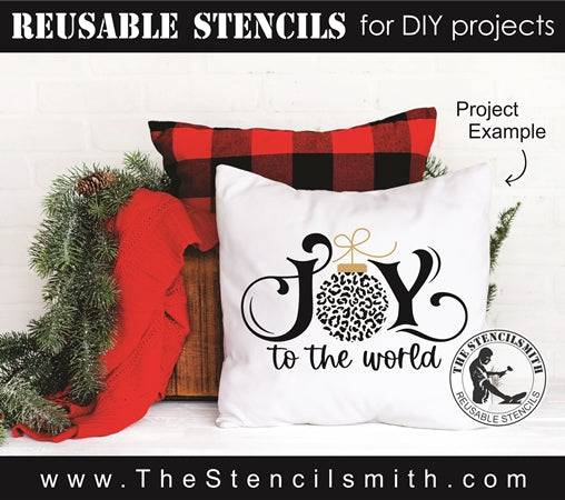 7835 - Joy to the world (leopard) - The Stencilsmith