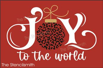 7835 - Joy to the world (leopard) - The Stencilsmith