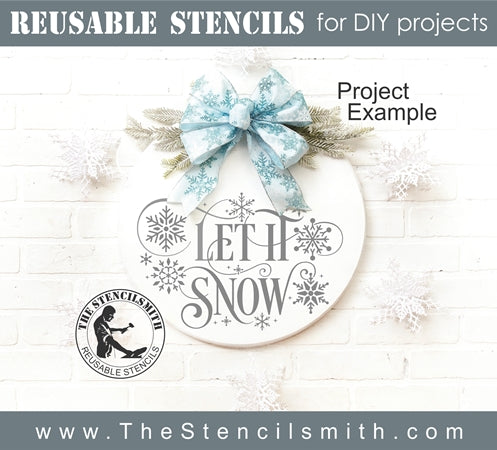 7854 - Let it Snow - The Stencilsmith