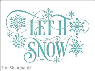 7854 - Let it Snow - The Stencilsmith