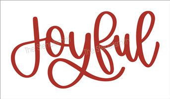 7884 - joyful - The Stencilsmith
