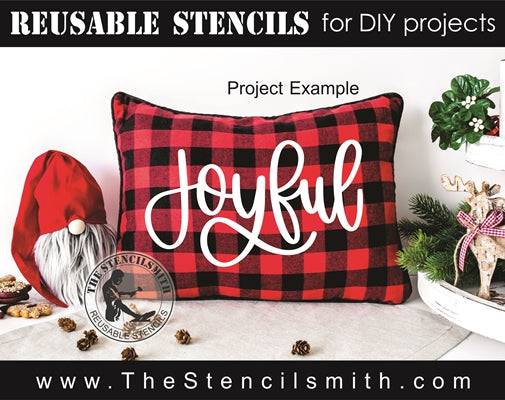 7884 - joyful - The Stencilsmith