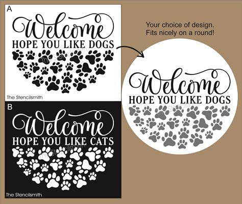 7909 - Welcome hope you like - The Stencilsmith