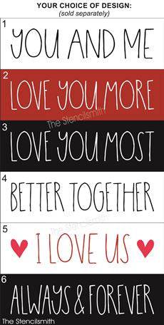 7914 - Love sayings - The Stencilsmith