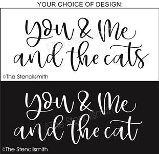 7961 - you & me and the cat(s) - The Stencilsmith