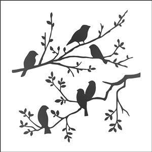 7995 - birds on branches