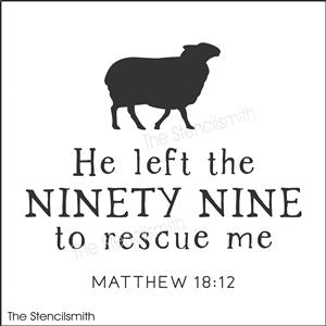 7996 - He left the ninety nine - The Stencilsmith
