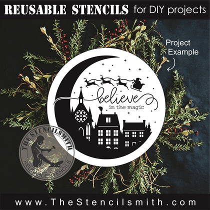 7904 - believe in the magic (christmas) - The Stencilsmith