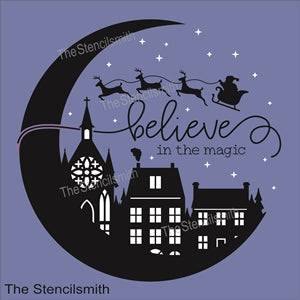 7904 - believe in the magic (christmas) - The Stencilsmith