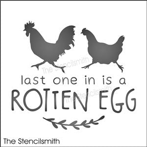 8007 - last one in is a rotten egg - The Stencilsmith